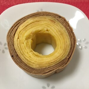 卵焼き器でまきまき☆しっとりバームクーヘン